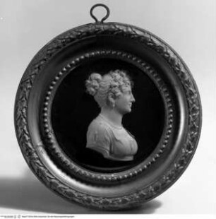 Medaillon mit dem Bildnis der Alexandrine de Bleschamp