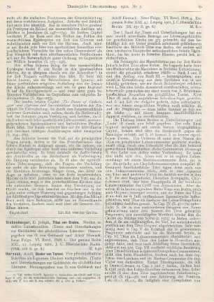 79-86 [Rezension] Harnack, Adolf, Diodor von Tarsus