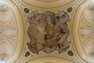 Freskendekoration "Heilige Dreifaltigkeit", Kuttenberg, Sedletz, Tschechische Republik