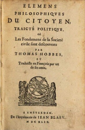 Elemens philosophiques du Citoyen