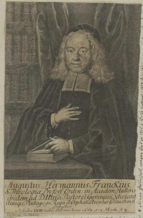 Bildnis des Augustus Hermannus Franckius