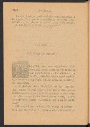 Capítulo II - Plegaria de un ángel