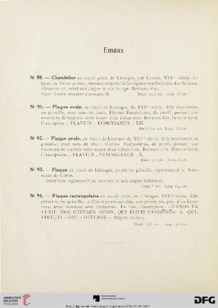 Emaux (Nr. 90-94)