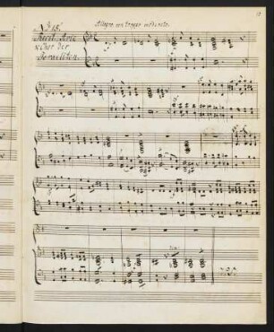 No. 15 Recit. und Arie und Chor der Israeliten