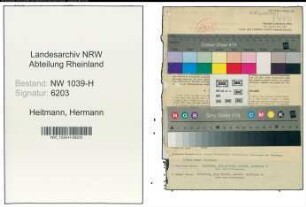 Entnazifizierung Hermann Heitmann , geb. 30.07.1896 (Postbeamter)