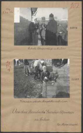 Verwundeter serbischer Kriegsbettler in Krusevac