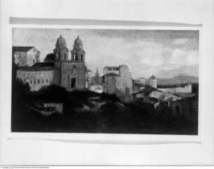 Ansicht von Trinità dei Monti und Palazzo Zuccari