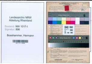 Entnazifizierung Hermann Bosshammer , geb. 29.08.1897 (Wagenfuehrer)