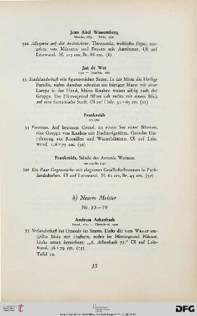 Neuere Meister (Nr. 35-79)