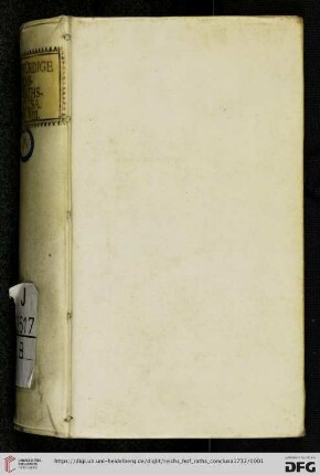 8: Merckwürdige Reichs-Hof-Raths-Conclusa: denen fürnemlich, so den bey diesem höchsten Reichs-Gericht tam in agendo quam in judicando üblichen modum & stylum erlernen wollen, zu Nutzen mitgetheilet