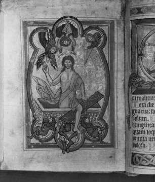 Psalter der Mechthild von Anhalt — Auferstehung Christi, Folio 57verso