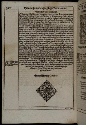 Historia zum Beschluß des Weinmonats.