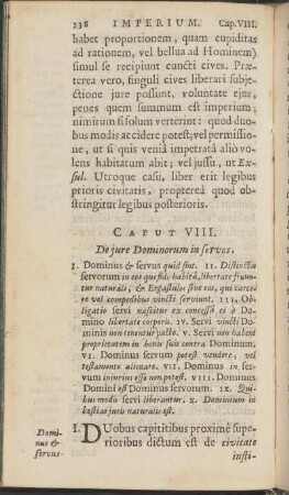 Caput VIII.