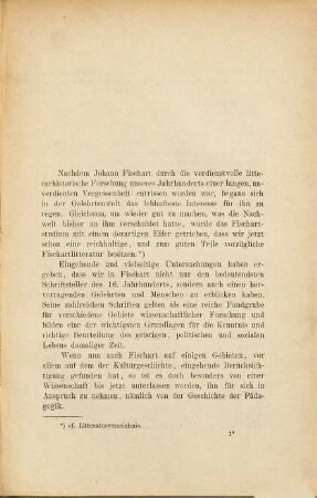 Die pädagogische Bedeutung Fischarts