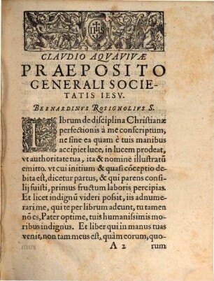 De Disciplina Christianae Perfectionis Pro Triplici Hominum Statu Incipientium, Proficientium, & Perfectorum, ex sanctis Scripturis, & Patribus Libri Quinque