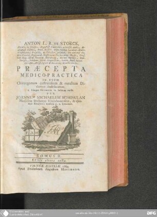 1 -2: Praecepta medico-practica in usum chirurgorum castrensium et ruralium ditionum Austriacarum