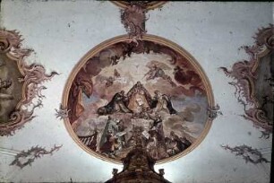 Die Himmelskönigin zwischen dem heiligen Dominikus und der heiligen Katharina von Siena