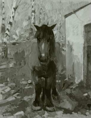 Rotes Pferd