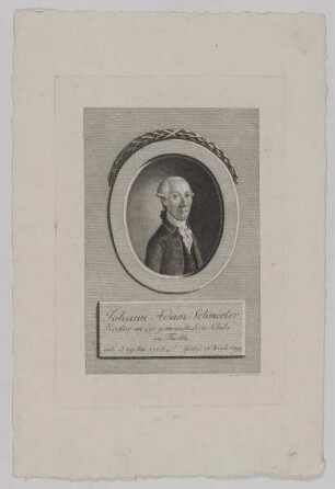 Bildnis des Johann Adam Schmerler