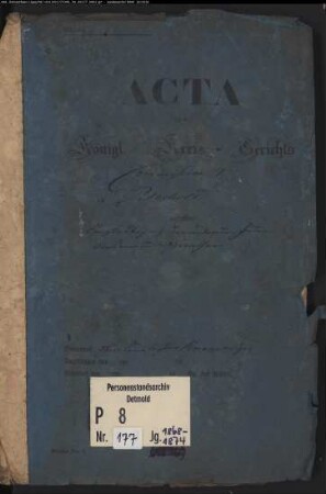 Protokollakten der Gerichtskommission I Bocholt mit den Orten Anholt, Bocholt, Dingden und Rhede (Juden H 1868-1874)