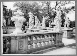 Dresden, über dem Nymphenbad im Zwinger