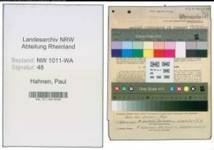 Entnazifizierung Paul Hahnen , geb. 14.01.1918 (Stadtinspektor)