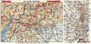 Militärstrategische Karten von der Westfront, Juni 1915