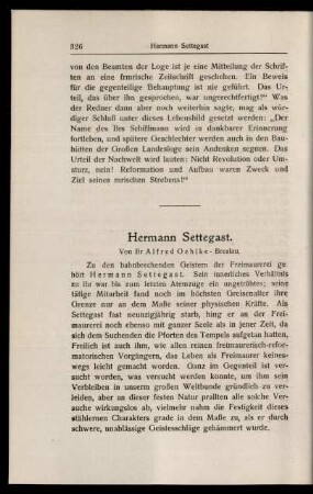 Hermann Settegast.