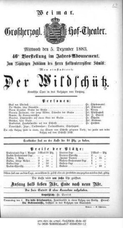 Der Wildschütz