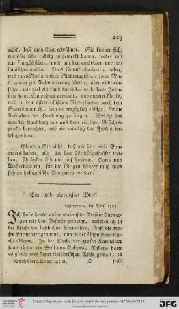 (Ein und vierzigster Brief - Funfzigster Brief)