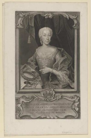Bildnis der Magdalena Sibylla Weissensee