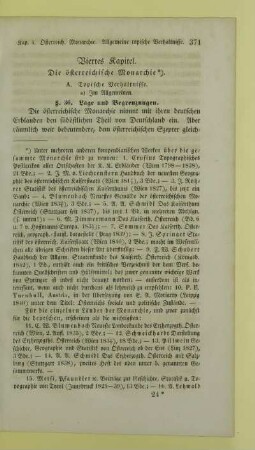 A. Topische Verhältnisse