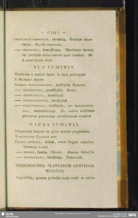 Terminologia Plantarum Cryptogamicarum