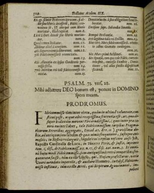 Prodromus.