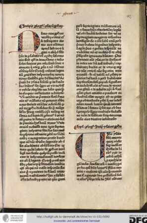 Explicit prologus. Incipit Ysaias propheta.