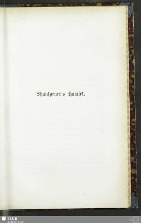 Shakspeare's Hamlet
