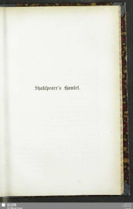 Shakspeare's Hamlet