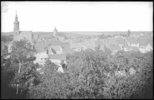Mügeln. Blick auf Mügeln
