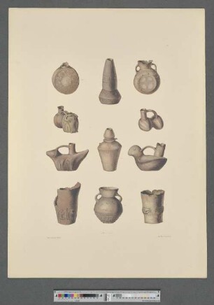 [Tafel 98. Grössere rothe Thongefässe.]
