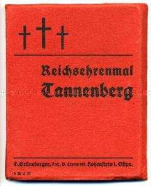 Ansichtenleporello vom Reichsehrenmal Tannenberg