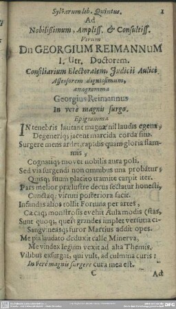 [Liber Quintus]