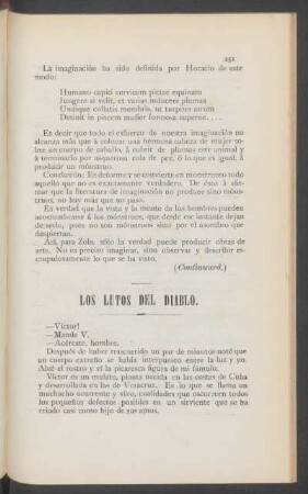 Los lutos del diablo.