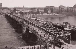 Augustusbrücke, Abbruch, April 1908