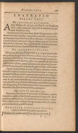 Enarratio Psalmi LXVI.