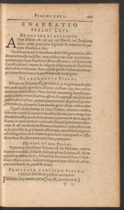 Enarratio Psalmi LXVI.