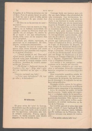 IX - El informe.