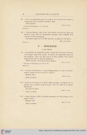 V. Bronzes (No. 63 - 98)