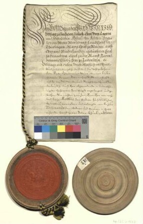 Herzog Heinrichs I. von Sachsen-Merseburg Konfirmation der Religions-Assekuranz von 1611.