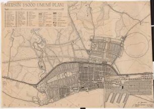 Bebauungsplan Mersin: Grundplan, Lageplan 1:5000