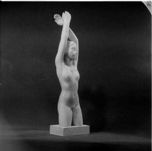 Mädchentorso : Mädchentorso. Holz, geschnitzt (vor 1960; W. Arnold)